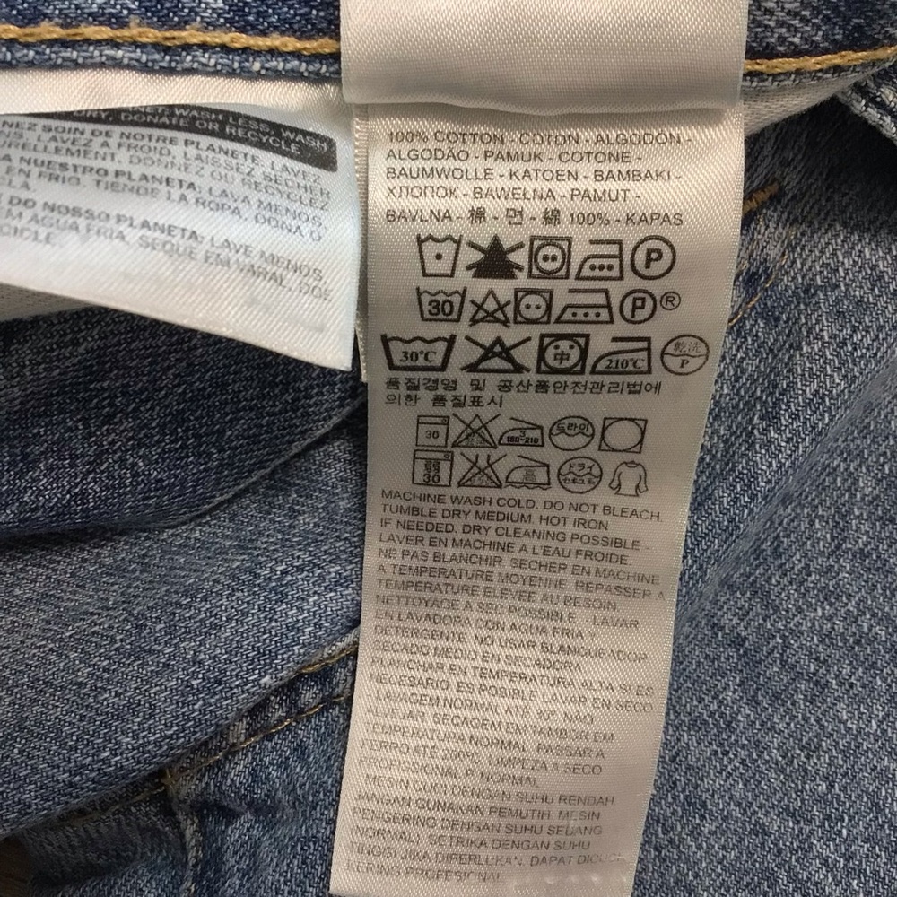 Levi’s 550 Relaxed Cotton Light Rinse Jean Shorts 40 - Picture 11 of 14